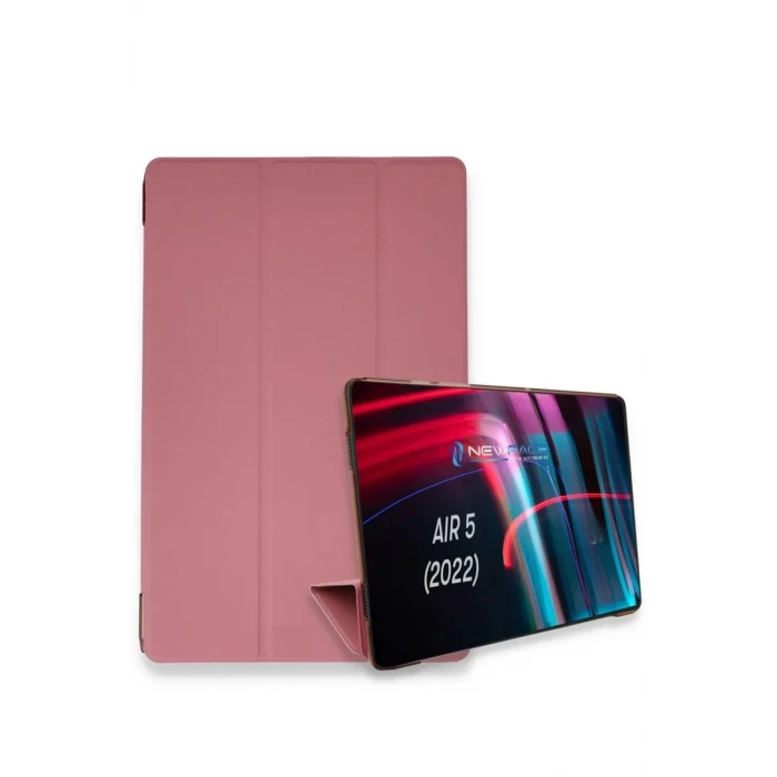 Newface Apple iPad Air 5 (2022) Kılıf Tablet Smart Kılıf - Pembe