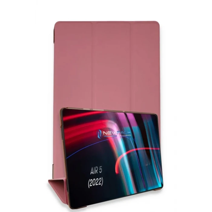 Newface Apple iPad Air 5 (2022) Kılıf Tablet Smart Kılıf - Pembe