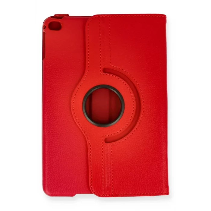 Newface Apple iPad Mini 4 Kılıf 360 Tablet Deri Kılıf - Kırmızı