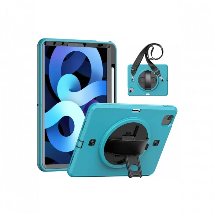Newface Apple iPad Pro 11 (2020) Kılıf Strap-C Otterbox Tablet Kapak - Mavi
