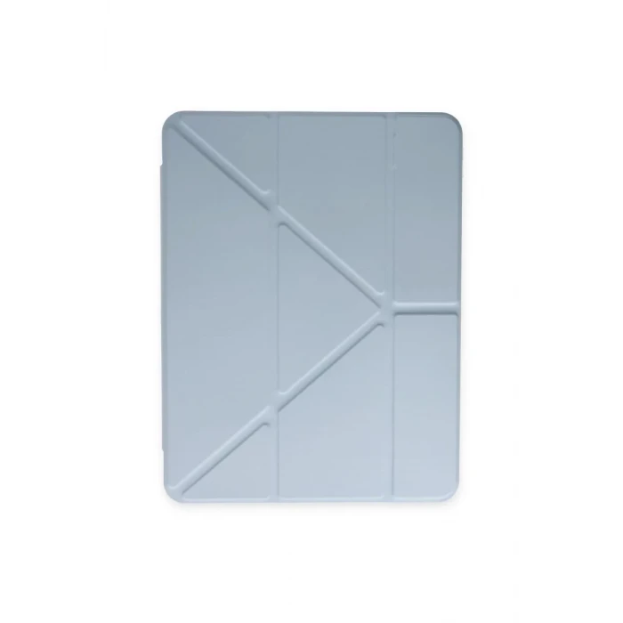 Newface Apple iPad Pro 12.9 (2021) Kılıf Kalemlikli Mars Tablet Kılıfı - Mavi