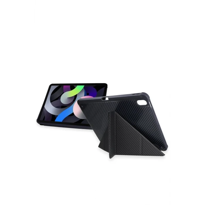 Newface Apple iPad Pro 13 (2024) Kılıf Color Karbon Tablet Kılıfı - Derin Mor