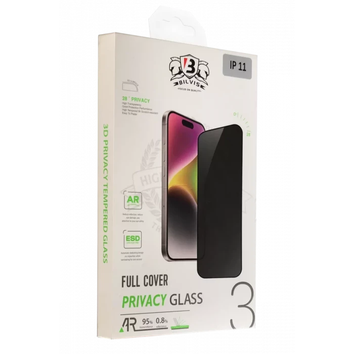 Newface Apple iPhone 11 Bilvis 3D Hayalet Cam Ekran Koruyucu