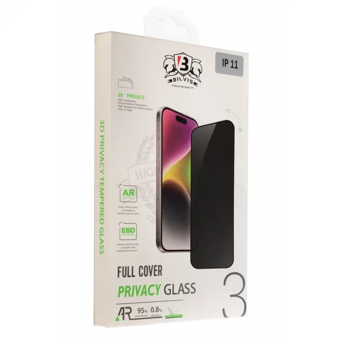 Newface Apple iPhone 11 Bilvis 3D Hayalet Cam Ekran Koruyucu