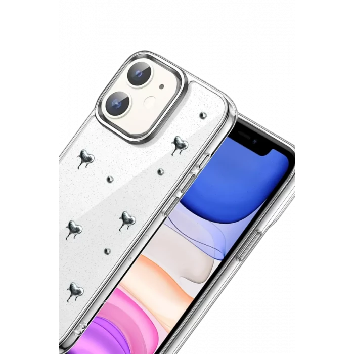Newface Apple iPhone 11 Fiyonk Desenli Kapak - Desen 1