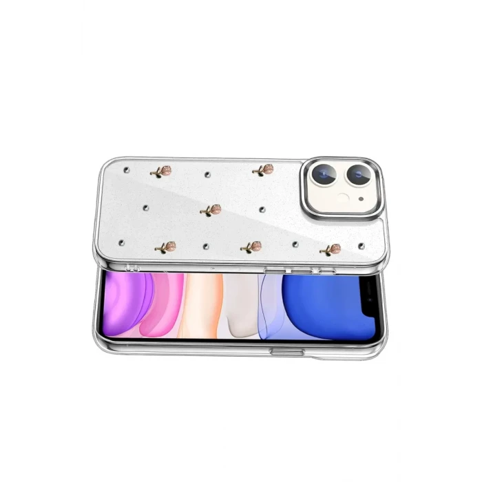 Newface Apple iPhone 11 Fiyonk Desenli Kapak - Desen 6