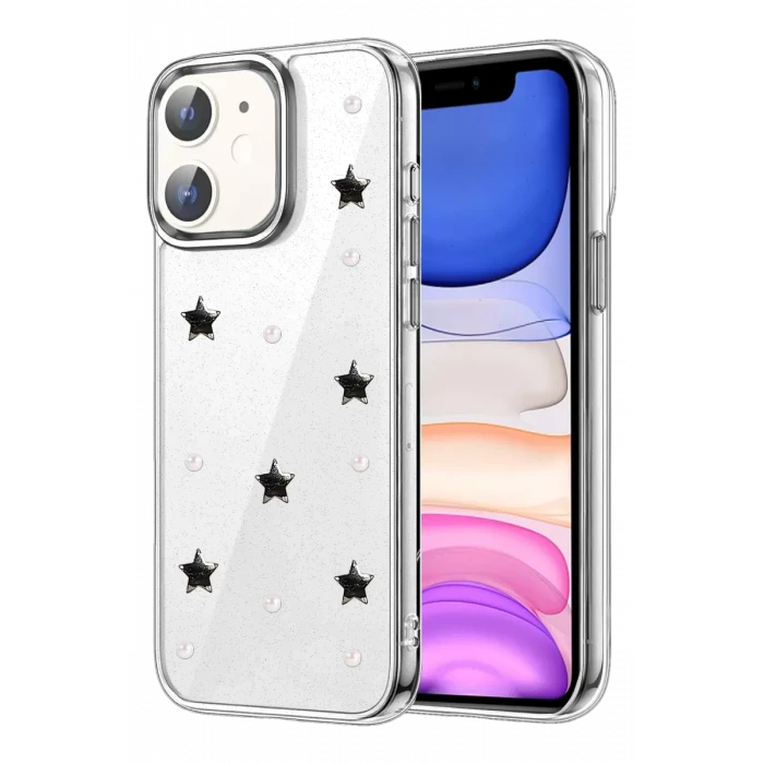 Newface Apple iPhone 11 Fiyonk Desenli Kapak - Desen 7