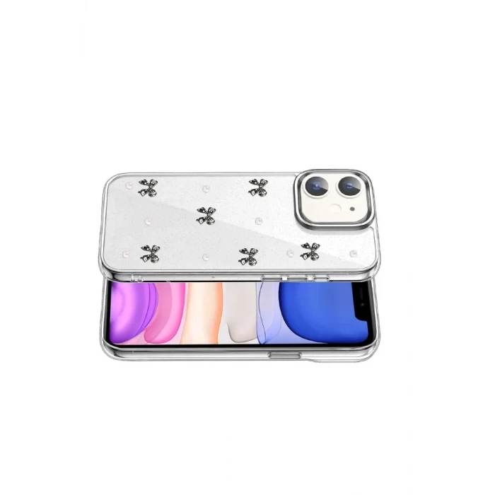 Newface Apple iPhone 11 Fiyonk Desenli Kapak - Desen 8