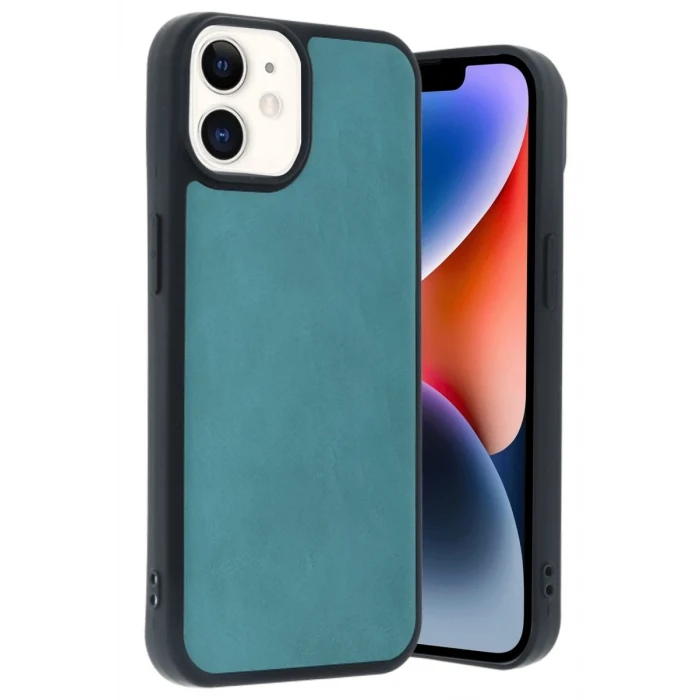 Newface Apple iPhone 11 Kılıf Aras Deri Kapak - Açık Yeşil
