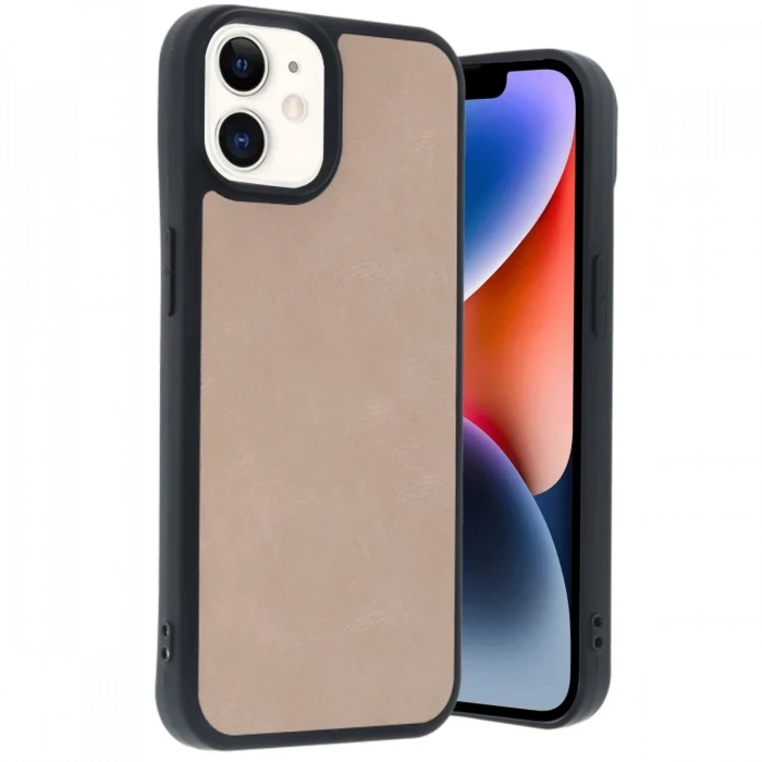 Newface Apple iPhone 11 Kılıf Aras Deri Kapak - Pudra