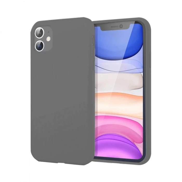 Newface Apple iPhone 11 Kılıf First Silikon - Gri