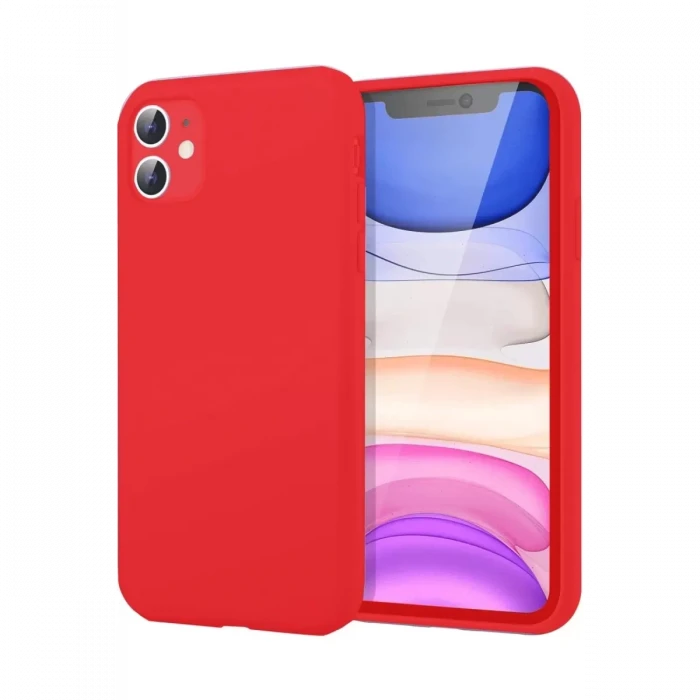 Newface Apple iPhone 11 Kılıf First Silikon - Kırmızı
