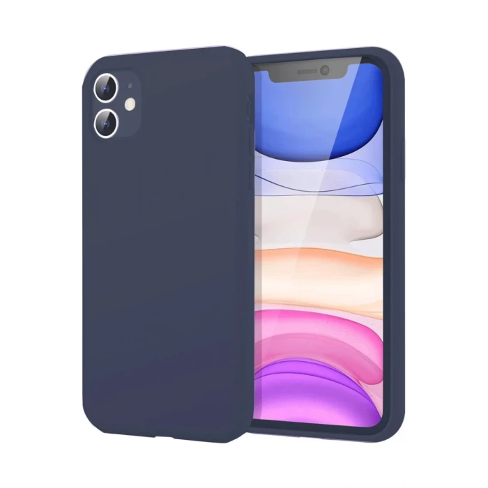 Newface Apple iPhone 11 Kılıf First Silikon - Lacivert