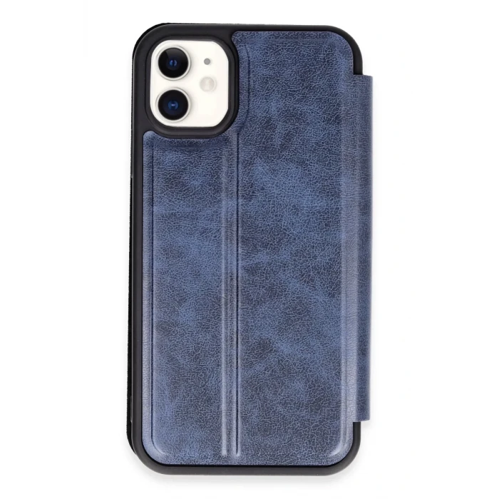Newface Apple iPhone 11 Kılıf Flip Cover - Lacivert