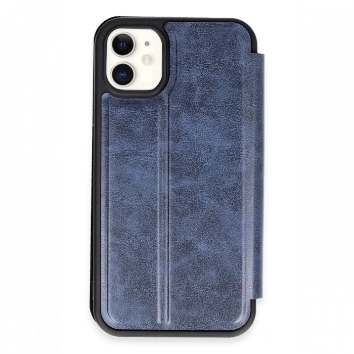 Newface Apple iPhone 11 Kılıf Flip Cover - Lacivert