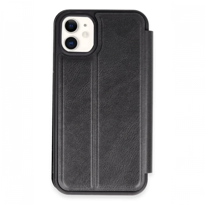 Newface Apple iPhone 11 Kılıf Flip Cover - Siyah