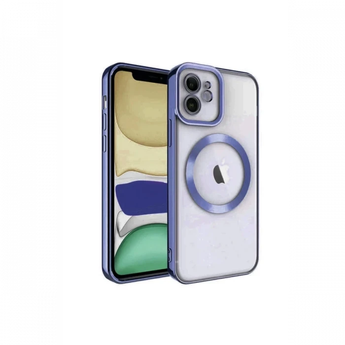 Newface Apple iPhone 11 Kılıf Kross Magneticsafe Kapak - Lacivert