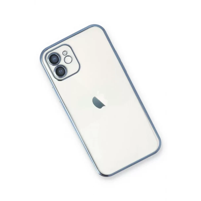Newface Apple iPhone 11 Kılıf Razer Lensli Silikon - Açık Mavi