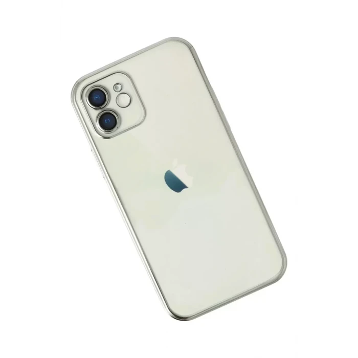 Newface Apple iPhone 11 Kılıf Razer Lensli Silikon - Gümüş