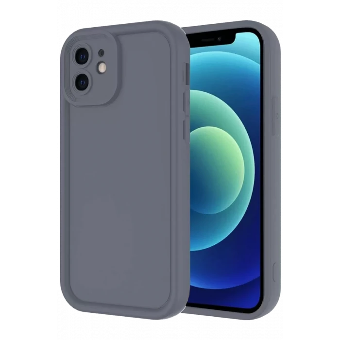 Newface Apple iPhone 11 Kılıf Viera Silikon - Gri