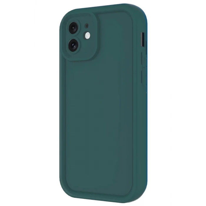 Newface Apple iPhone 11 Kılıf Viera Silikon - Koyu Yeşil