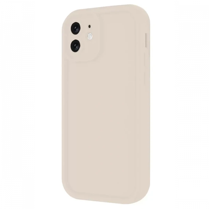 Newface Apple iPhone 11 Kılıf Viera Silikon - Krem