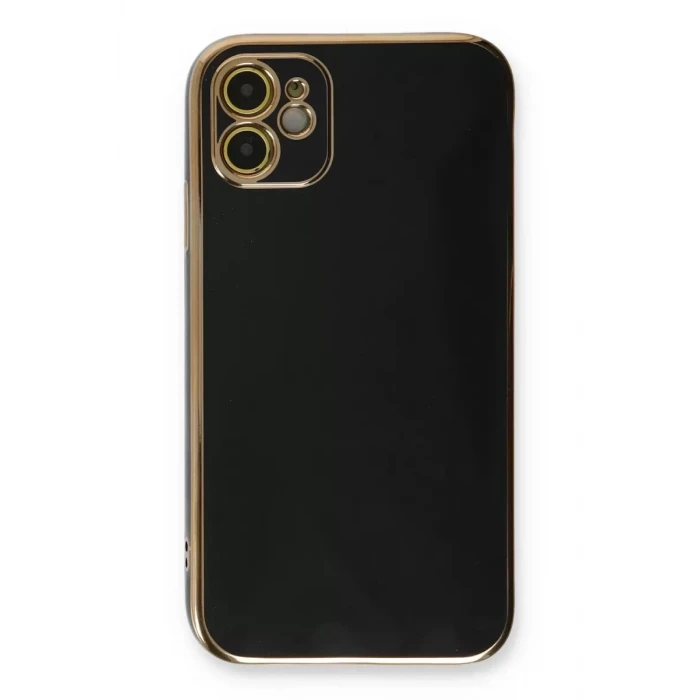 Newface Apple iPhone 11 Kılıf Volet Silikon - Siyah
