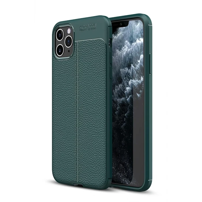 Newface Apple iPhone 11 Pro Kılıf Auto Focus Kapak - Yeşil