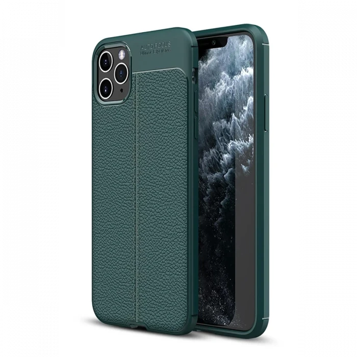 Newface Apple iPhone 11 Pro Kılıf Auto Focus Kapak - Yeşil