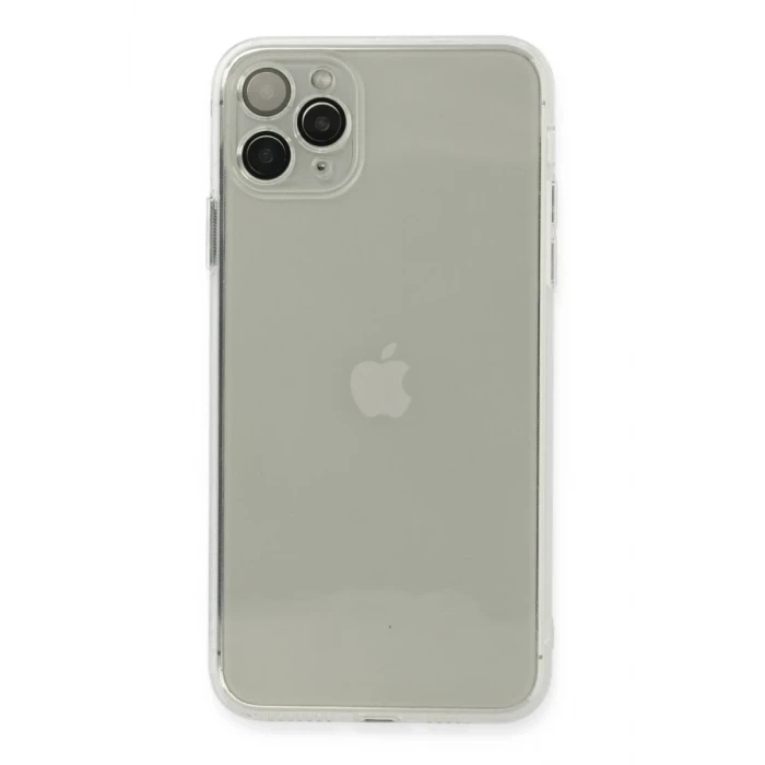 Newface Apple iPhone 11 Pro Kılıf Fly Lens Silikon - Şeffaf