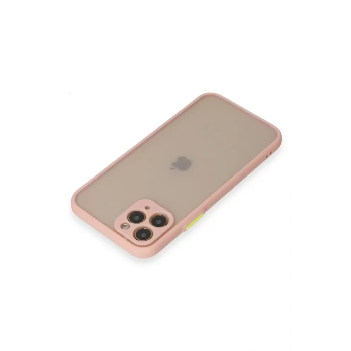 Newface Apple iPhone 11 Pro Kılıf Montreal Silikon Kapak - Pembe