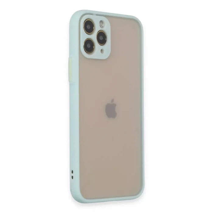 Newface Apple iPhone 11 Pro Kılıf Montreal Silikon Kapak - Turkuaz