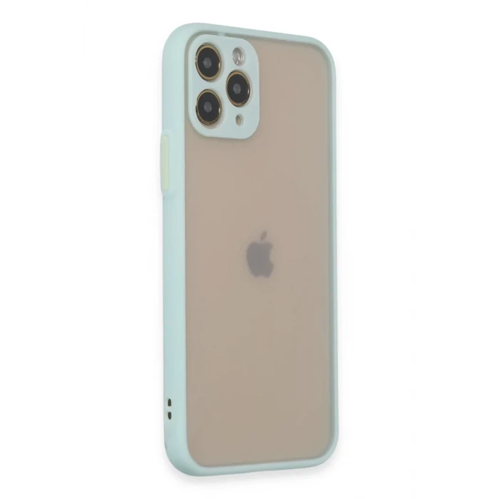 Newface Apple iPhone 11 Pro Kılıf Montreal Silikon Kapak - Turkuaz