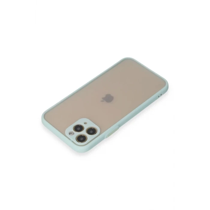 Newface Apple iPhone 11 Pro Kılıf Montreal Silikon Kapak - Turkuaz