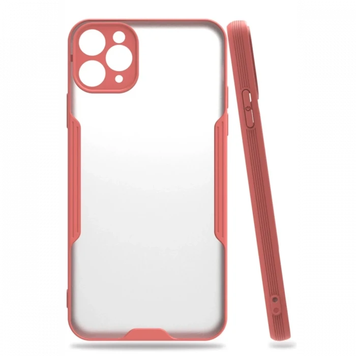Newface Apple iPhone 11 Pro Kılıf Platin Silikon - Pembe