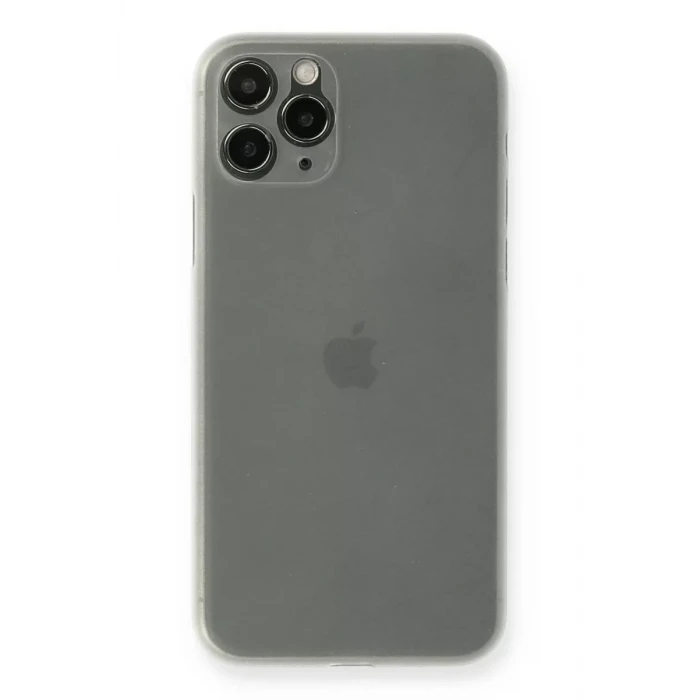 Newface Apple iPhone 11 Pro Kılıf PP Ultra İnce Kapak - Beyaz