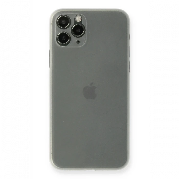 Newface Apple iPhone 11 Pro Kılıf PP Ultra İnce Kapak - Beyaz