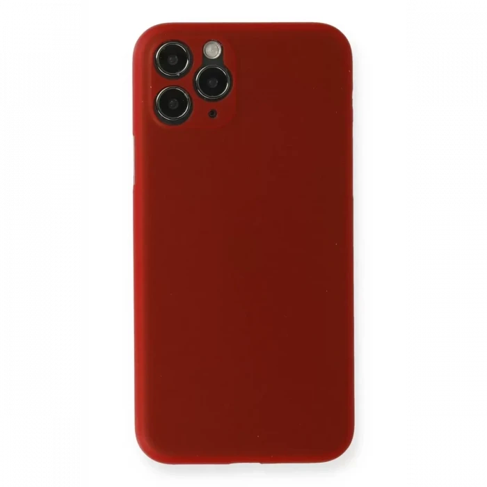 Newface Apple iPhone 11 Pro Kılıf PP Ultra İnce Kapak - Kırmızı