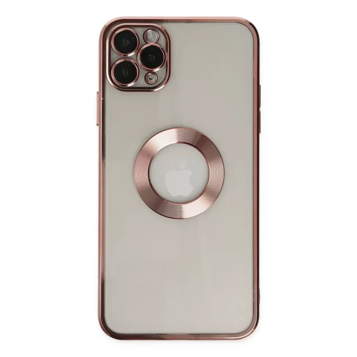 Newface Apple iPhone 11 Pro Kılıf Slot Silikon - Rose Gold