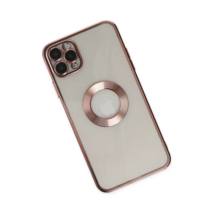Newface Apple iPhone 11 Pro Kılıf Slot Silikon - Rose Gold