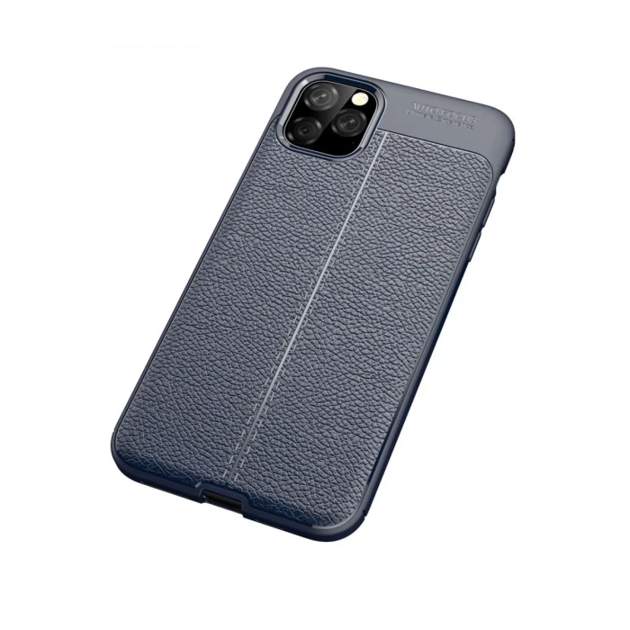 Newface Apple iPhone 11 Pro Max Kılıf Auto Focus Kapak - Lacivert