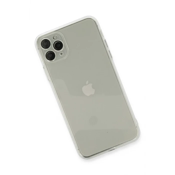Newface Apple iPhone 11 Pro Max Kılıf Fly Lens Silikon - Şeffaf