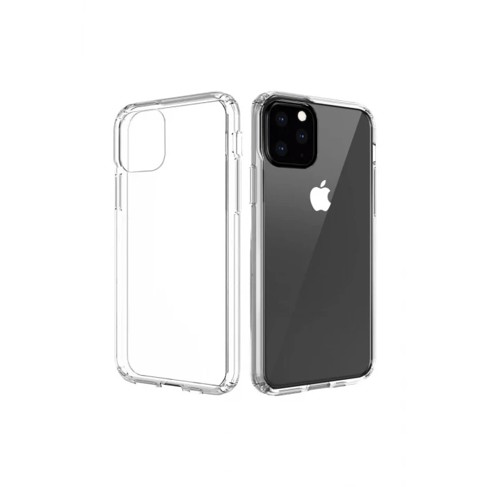 Newface Apple iPhone 11 Pro Max Kılıf Lüx Şeffaf Silikon