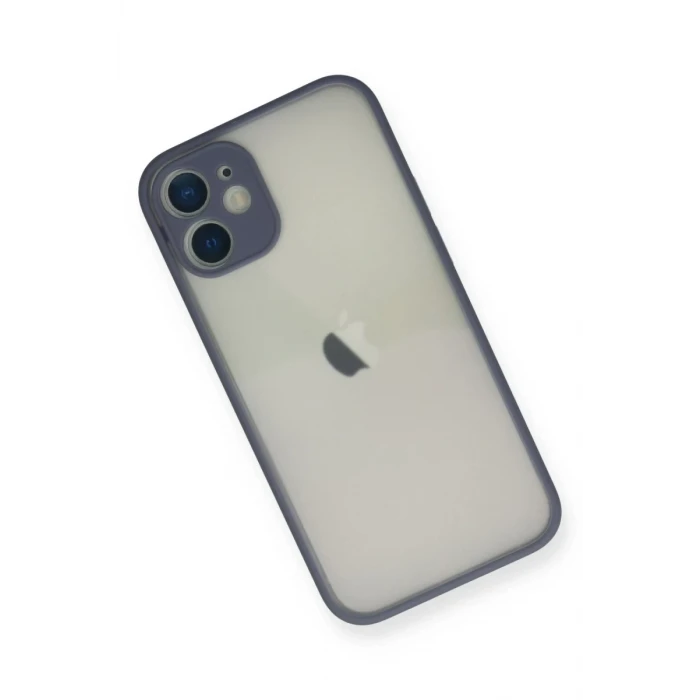 Newface Apple iPhone 11 Pro Max Kılıf Montreal Silikon Kapak - Gri