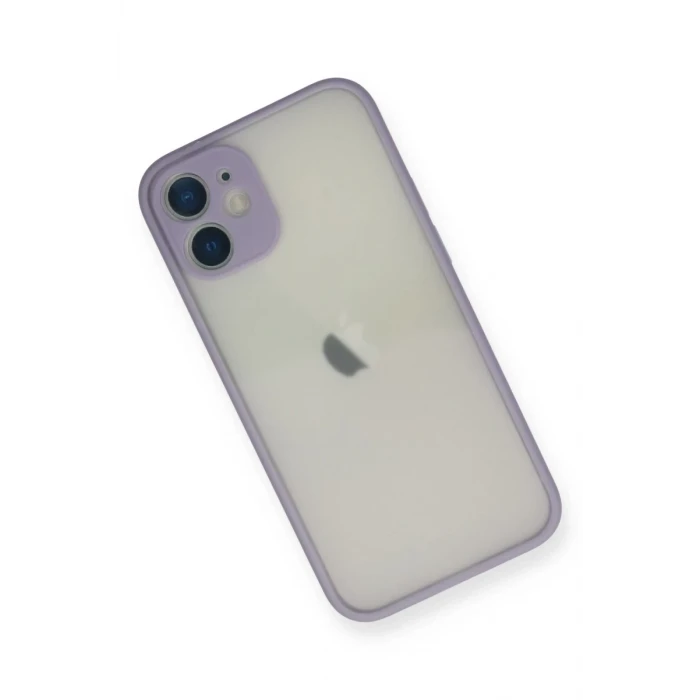 Newface Apple iPhone 11 Pro Max Kılıf Montreal Silikon Kapak - Mor