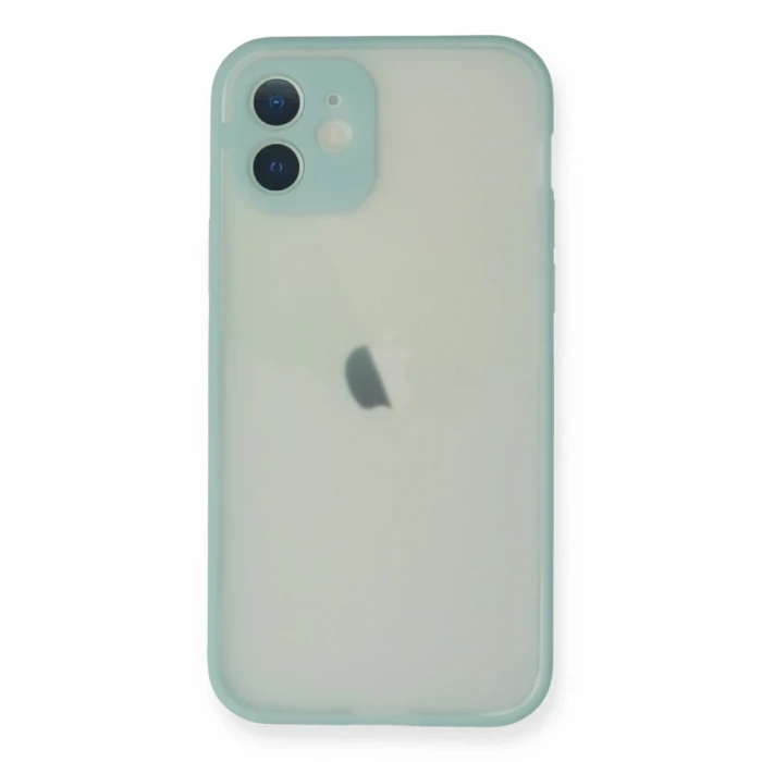 Newface Apple iPhone 11 Pro Max Kılıf Montreal Silikon Kapak - Turkuaz
