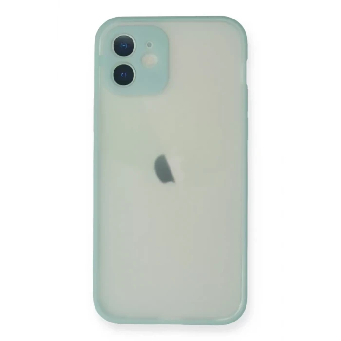 Newface Apple iPhone 11 Pro Max Kılıf Montreal Silikon Kapak - Turkuaz