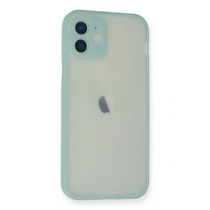 Newface Apple iPhone 11 Pro Max Kılıf Montreal Silikon Kapak - Turkuaz