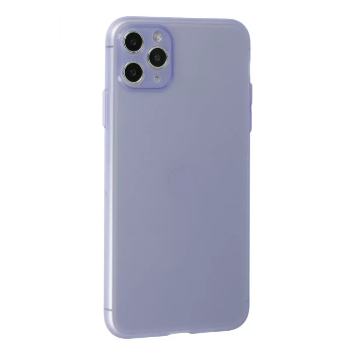 Newface Apple iPhone 11 Pro Max Kılıf Puma Silikon - Mor