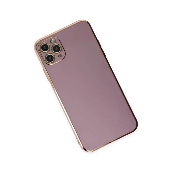 Newface Apple iPhone 11 Pro Max Kılıf Volet Silikon - Mor